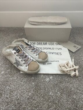 EUC Golden Goose Super Star Sabot Sneaker